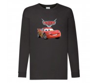 Лонгслив реглан ТАЧКИ 0010 (CARS) черный (CRS blc 0010) 104 см