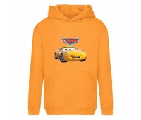 Худи детская ТАЧКИ 004 (CARS) оранжевый (CRS orn 004) 116 см
