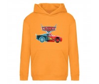 Худи детская ТАЧКИ 006 (CARS) оранжевый (CRS orn 006) 116 см