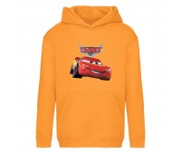 Худи детская ТАЧКИ 007 (CARS) оранжевый (CRS orn 007) 116 см
