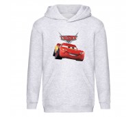 Худи детская ТАЧКИ 007 (CARS) серый (CRS gry 007) 116 см