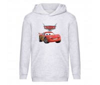 Худи детская ТАЧКИ 0010 (CARS) серый (CRS gry 0010) 116 см