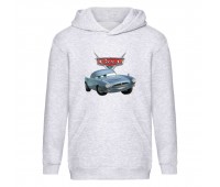 Худи детская ТАЧКИ 0011 (CARS) серый (CRS gry 0011) 116 см