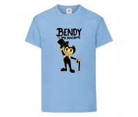 Футболка детская Бенди 0029 (Bendy) голубая (BND lbl 0029) 116 см