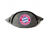 Сумка Бананка на пояс  Футбольный клуб Бавария Мюнхен (Bayern München-03) Cappuccino Toys серая