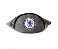 Сумка Бананка на пояс  Футбольный клуб Челси (Chelsea-04) Cappuccino Toys серая