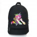 Рюкзак детский Радужно бабочково единорожная кошка Cappuccino Toys (Rainbow Butterfly Unicorn Kitty-002) черный
