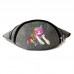 Сумка Бананка на пояс Радужно бабочково единорожная кошка Cappuccino Toys (Rainbow Butterfly Unicorn Kitty-002) серый