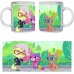 Кружка Радужно бабочково единорожная кошка SuperCup (чашка-SC-Rainbow Butterfly Unicorn Kitty-006)