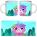 Кружка Радужно бабочково единорожная кошка SuperCup (чашка-SC-Rainbow Butterfly Unicorn Kitty-0010)