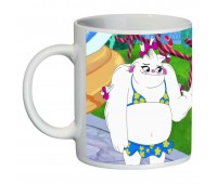 Кружка Радужно бабочково единорожная кошка SuperCup (чашка-SC-Rainbow Butterfly Unicorn Kitty-007)