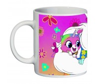 Кружка Радужно бабочково единорожная кошка SuperCup (чашка-SC-Rainbow Butterfly Unicorn Kitty-0016)