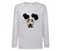 Лонгслив реглан Бенди 008 (Bendy) серый (BND gry 008) 116 см
