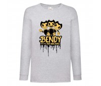 Лонгслив реглан Бенди 0014 (Bendy) серый (BND gry 0014) 116 см