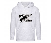 Худи детская  Бенди 0019 (Bendy) серая (BNY gry 0019) 116 см