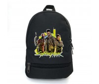 Рюкзак BIG подростковый Киберпанк 2077 School Bag (Cyberpunk - 001) черный (43 х 30 х 17 см)