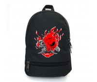 Рюкзак BIG подростковый Киберпанк 2077 School Bag (Cyberpunk - 002) черный  (43 х 30 х 17 см)