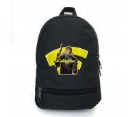Рюкзак BIG подростковый Киберпанк 2077 School Bag (Cyberpunk - 003) черный (43 х 30 х 17 см)