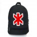 Рюкзак BIG подростковый Киберпанк 2077 School Bag (Cyberpunk - 007) черный (43 х 30 х 17 см)