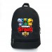 Рюкзак BIG Бравл Старс Три Леона School Bag (BS -02) черный (43 х 30 х 17 см)