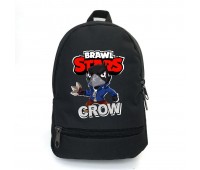 Рюкзак Бравл Старс Ворон Crow Cappuccino Toys (BS -018) черный