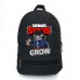 Рюкзак BIG Бравл Старс Ворон Crow Cappuccino Toys (BS -018) черный (43 х 30 х 17 см)