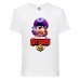 Футболка детская Brawl Stars Colonel Ruffs (Бравл Старс Генерал Гавс) белая 128 см