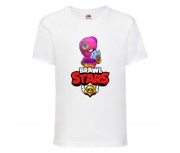 Футболка детская Brawl Stars Tara (Бравл Старс Тара) белая 104 см Футболка детская Brawl Stars Tara (Бравл Старс Тара) белая 104 см