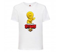 Футболка детская Brawl Stars Tara Gold (Бравл Старс Тара Золотая) белая 104 см Футболка детская Brawl Stars Tara Gold (Бравл Старс Тара Золотая) белая 104 см