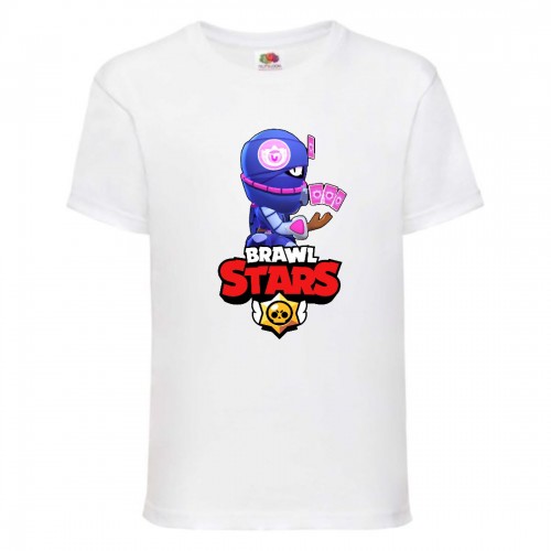 Футболка детская Brawl Stars Tara Ninja (Бравл Старс Тара Ниндзя) белая 116 см Футболка детская Brawl Stars Tara Ninja (Бравл Старс Тара Ниндзя) белая 116 см