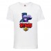 Футболка детская Brawl Stars DJ Frank (Бравл Старс Фрэнк Диджей) белая 128 см Футболка детская Brawl Stars DJ Frank (Бравл Старс Фрэнк Диджей) белая 128 см