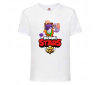 Футболка детская Brawl Stars Caveman Frank (Бравл Старс Фрэнк Пещерный) белая 104 см Футболка детская Brawl Stars Caveman Frank (Бравл Старс Фрэнк Пещерный) белая 104 см
