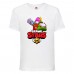 Футболка детская Brawl Stars Holiday Frank (Бравл Старс Фрэнк Праздничный) белая 128 см Футболка детская Brawl Stars Holiday Frank (Бравл Старс Фрэнк Праздничный) белая 128 см
