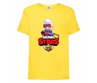 Футболка детская Brawl Stars Belle (Бравл Старс Бэлль) желтая 104 см Футболка детская Brawl Stars Belle (Бравл Старс Бэлль) желтая 104 см