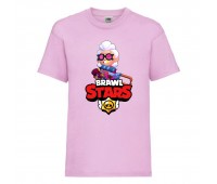Футболка детская Brawl Stars Belle (Бравл Старс Бэлль) розовая 104 см Футболка детская Brawl Stars Belle (Бравл Старс Бэлль) розовая 104 см