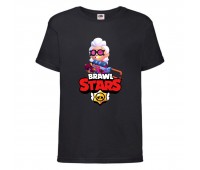 Футболка детская Brawl Stars Belle (Бравл Старс Бэлль) черная 104 см Футболка детская Brawl Stars Belle (Бравл Старс Бэлль) черная 104 см