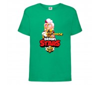 Футболка детская Brawl Stars Belle Gold (Бравл Старс Бэлль Золотая) зеленая 104 см Футболка детская Brawl Stars Belle Gold (Бравл Старс Бэлль Золотая) зеленая 104 см