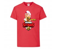 Футболка детская Brawl Stars Belle Gold (Бравл Старс Бэлль Золотая) красная 104 см Футболка детская Brawl Stars Belle Gold (Бравл Старс Бэлль Золотая) красная 104 см