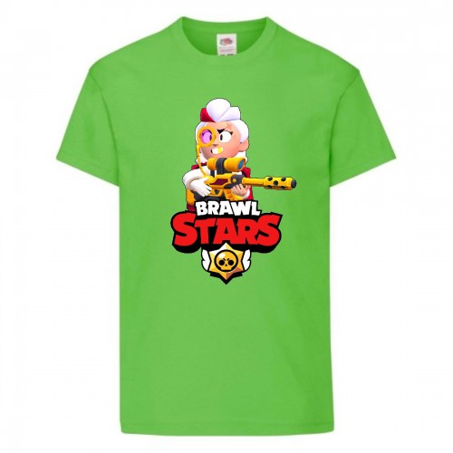 Футболка детская Brawl Stars Belle Gold (Бравл Старс Бэлль Золотая) светлозеленая 116 см Футболка детская Brawl Stars Belle Gold (Бравл Старс Бэлль Золотая) светлозеленая 116 см