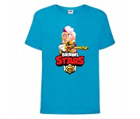 Футболка детская Brawl Stars Belle Gold (Бравл Старс Бэлль Золотая) синяя 104 см Футболка детская Brawl Stars Belle Gold (Бравл Старс Бэлль Золотая) синяя 104 см
