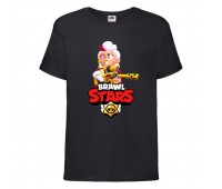 Футболка детская Brawl Stars Belle Gold (Бравл Старс Бэлль Золотая) черная 104 см Футболка детская Brawl Stars Belle Gold (Бравл Старс Бэлль Золотая) черная 104 см