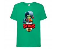 Футболка детская Brawl Stars Bibi Zombie (Бравл Старс Биби Зомби) зеленая 104 см Футболка детская Brawl Stars Bibi Zombie (Бравл Старс Биби Зомби) зеленая 104 см