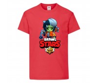 Футболка детская Brawl Stars Bibi Zombie (Бравл Старс Биби Зомби) красная 104 см Футболка детская Brawl Stars Bibi Zombie (Бравл Старс Биби Зомби) красная 104 см