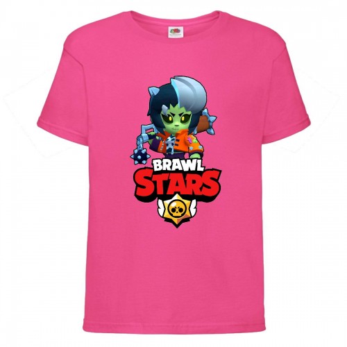 Футболка детская Brawl Stars Bibi Zombie (Бравл Старс Биби Зомби) малиновая 104 см Футболка детская Brawl Stars Bibi Zombie (Бравл Старс Биби Зомби) малиновая 104 см
