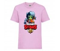 Футболка детская Brawl Stars Bibi Zombie (Бравл Старс Биби Зомби) розовая 104 см Футболка детская Brawl Stars Bibi Zombie (Бравл Старс Биби Зомби) розовая 104 см