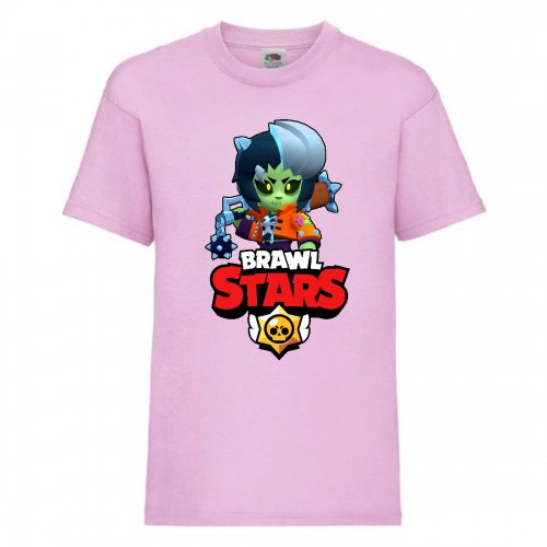 Футболка детская Brawl Stars Bibi Zombie (Бравл Старс Биби Зомби) розовая 116 см Футболка детская Brawl Stars Bibi Zombie (Бравл Старс Биби Зомби) розовая 116 см