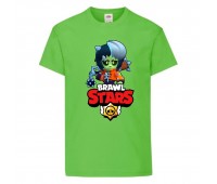 Футболка детская Brawl Stars Bibi Zombie (Бравл Старс Биби Зомби) светлозеленая 104 см Футболка детская Brawl Stars Bibi Zombie (Бравл Старс Биби Зомби) светлозеленая 104 см