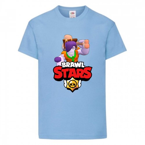 Футболка детская Brawl Stars Caveman Frank (Бравл Старс Фрэнк Пещерный) голубая 152 см Футболка детская Brawl Stars Caveman Frank (Бравл Старс Фрэнк Пещерный) голубая 152 см