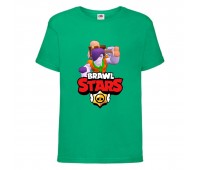 Футболка детская Brawl Stars Caveman Frank (Бравл Старс Фрэнк Пещерный) зеленая 104 см Футболка детская Brawl Stars Caveman Frank (Бравл Старс Фрэнк Пещерный) зеленая 104 см