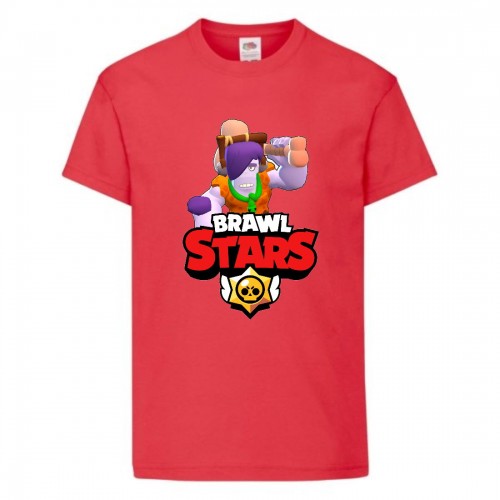 Футболка детская Brawl Stars Caveman Frank (Бравл Старс Фрэнк Пещерный) красная 128 см Футболка детская Brawl Stars Caveman Frank (Бравл Старс Фрэнк Пещерный) красная 128 см